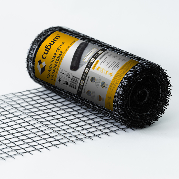 Сетка базальтовая 400 мм, рул. 50 пог. м