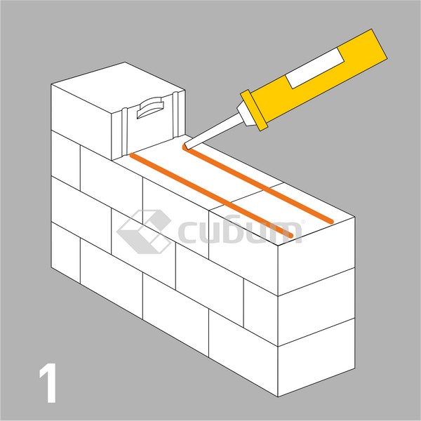 Кладка блоков Smart-Lock