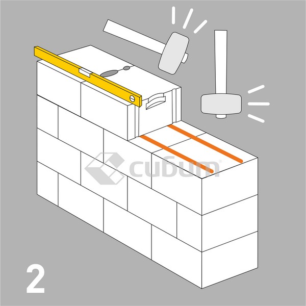 Кладка блоков Smart-Lock