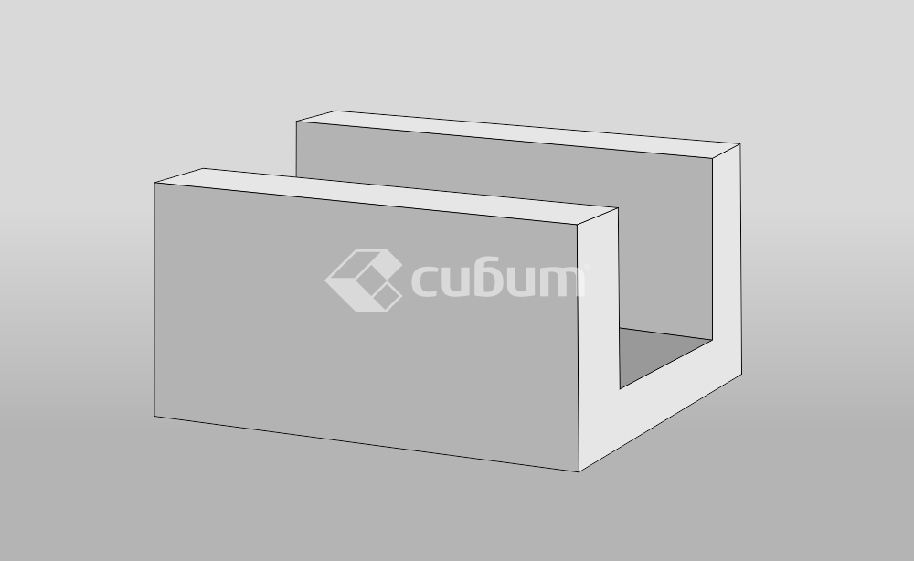 Почему не производим U-образные блоки